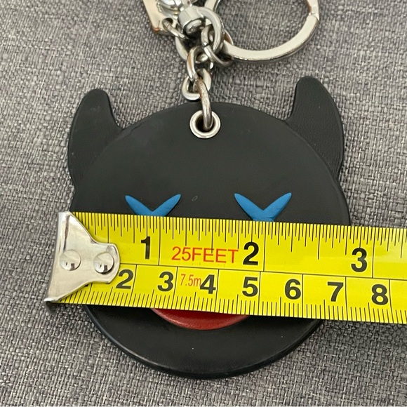 COACH Frisky Emoji Smiling Devil Bag Charm Keychain - Picture 9 of 9